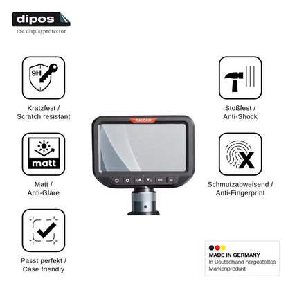 2x Screen Protector for Ralcam Endoscope Camera 5 matte Flexible Glass 9H dipos