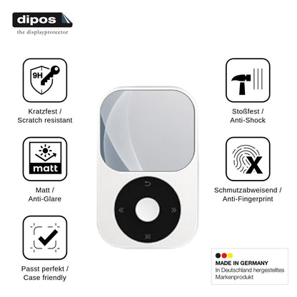 2x Screen Protector for Shanling Q II matte Flexible Glass 9H dipos