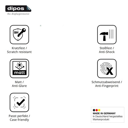 Displayschutz hergestellt in Deutschland, höchste Qualität made in Germany