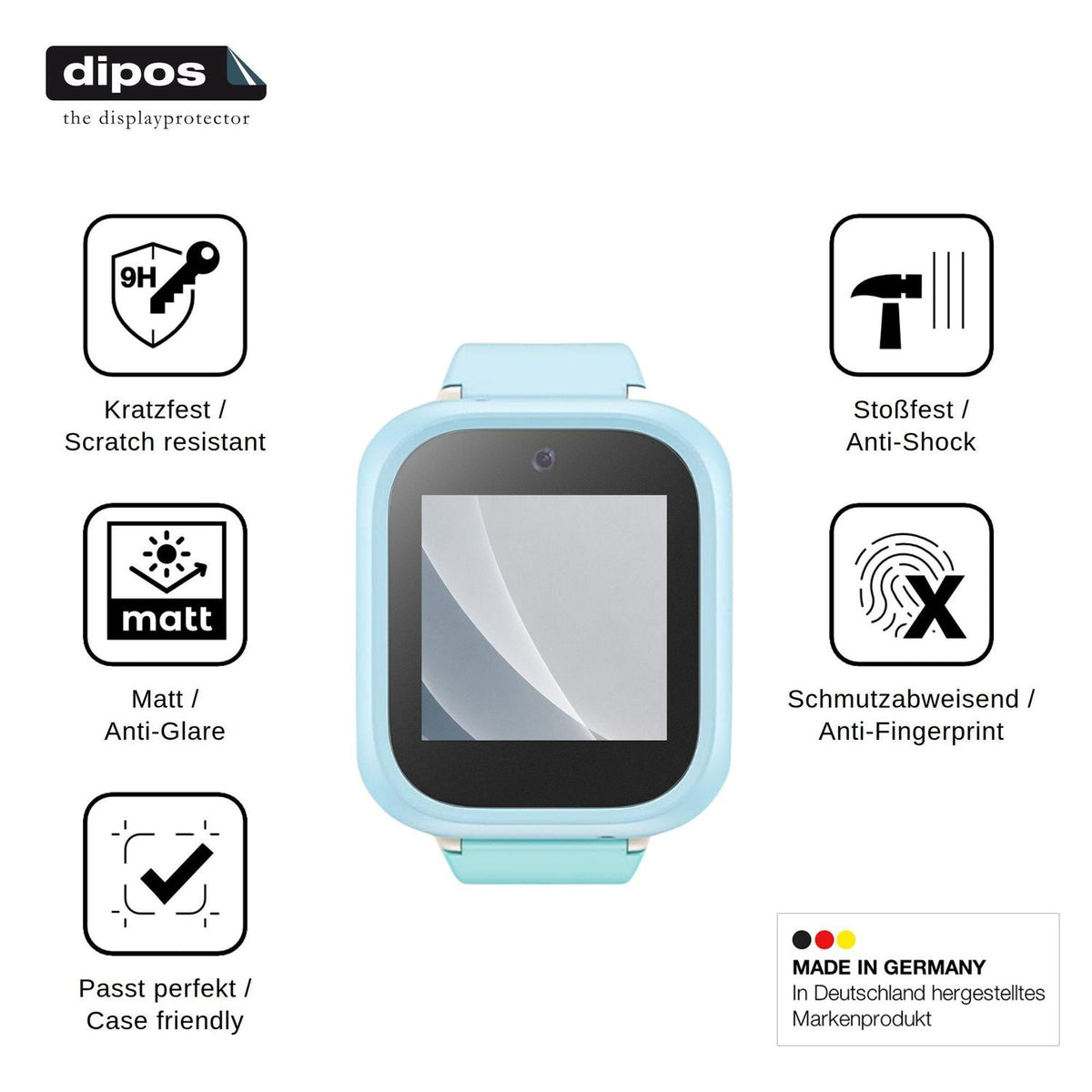 2x Screen Protector for TCL K5 matte Flexible Glass 9H dipos