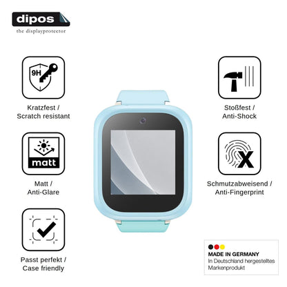 2x Screen Protector for TCL K5 matte Flexible Glass 9H dipos