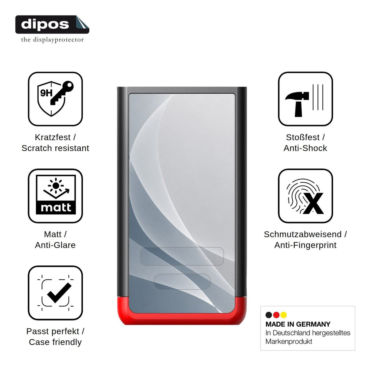 2x Screen Protector for ThermoMaven P4 matte Flexible Glass 9H dipos