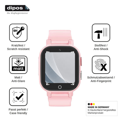 2x Screen Protector for Transformers 4G Kinder Smartwatch matte Flexible Glass 