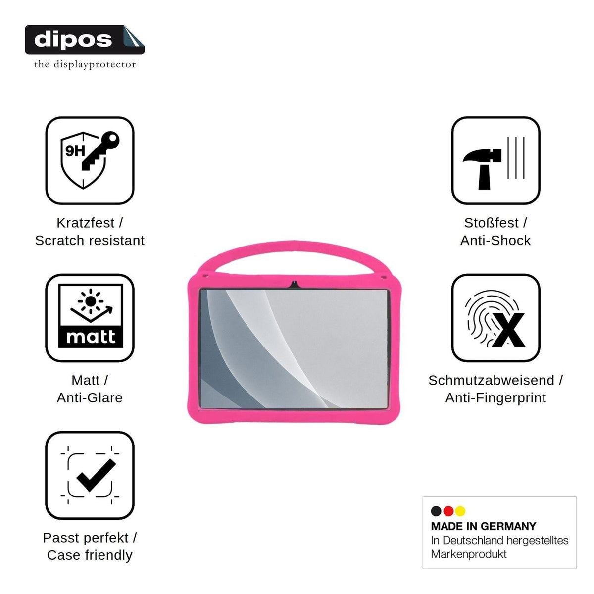 2x Screen Protector for Veidoo T12 matte Flexible Glass 9H dipos