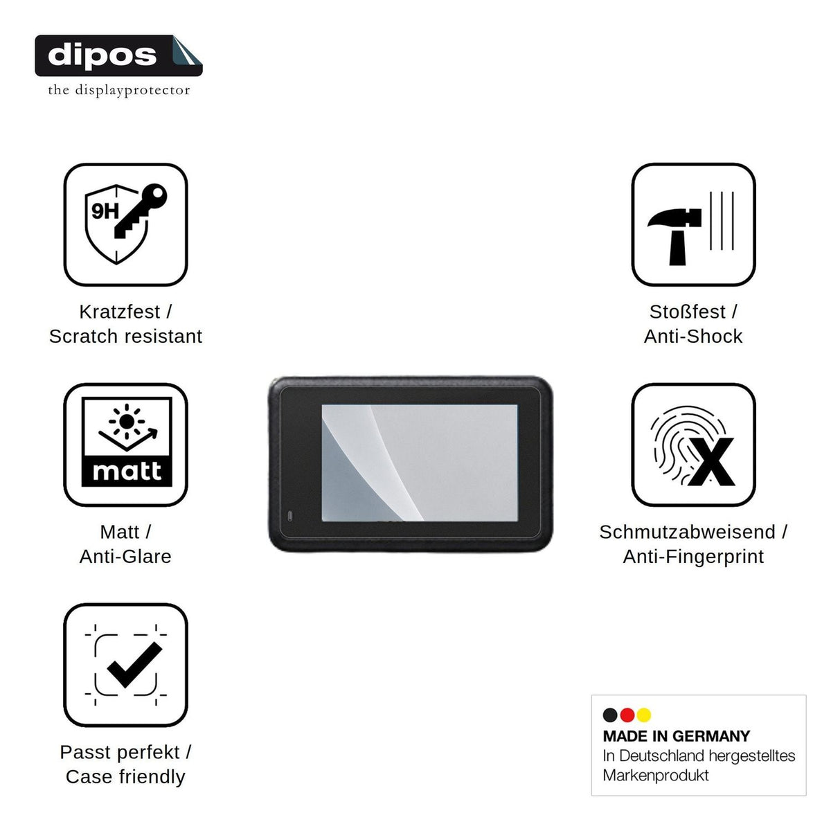 2x Screen Protector for XTU S7 Pro Max matte Flexible Glass 9H dipos