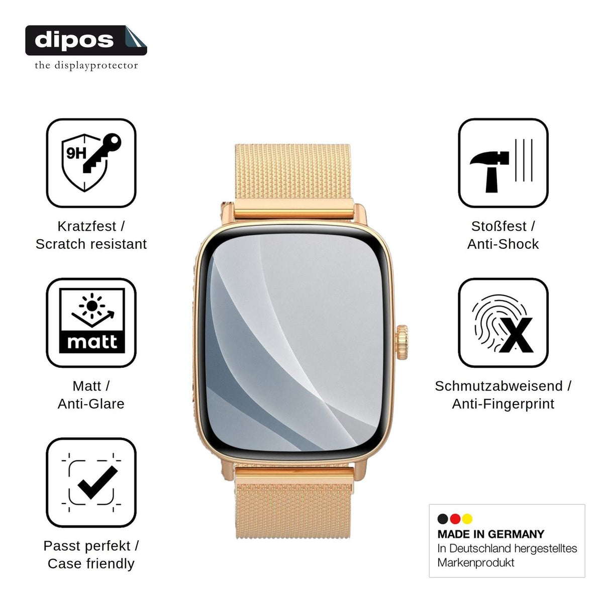 2x Screen Protector for Yoever IDW28 matte Flexible Glass 9H dipos