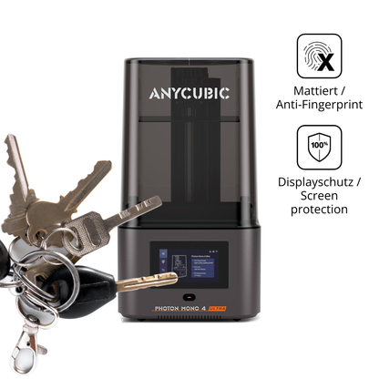 dipos Displayschutz für Anycubic Photon Mono 4, mattierte Oberfläche, Blickschutzfilter und perfekter Passform