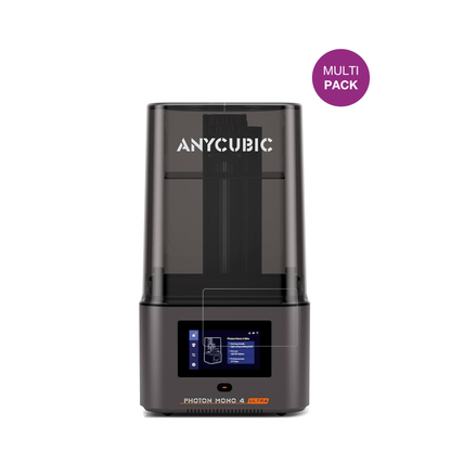 AnycubicPhoton Mono 4 mit aufgebrachter dipos Displayschutzfolie, glasklare Darstellung ohne Einschränkungen