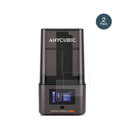 AnycubicPhoton Mono 4 mit aufgebrachter dipos Panzerfolie, die lästige Fingerabdrücke minimiert