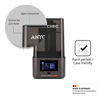 Besonders flexibler Displayschutz mit Anti-Shock-Schicht im Materialmix
