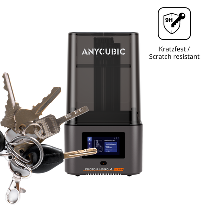 dipos Displayschutz für Anycubic Photon Mono 4 Ultra, transparente Oberfläche, perfekte Passform auch für die Rundungen