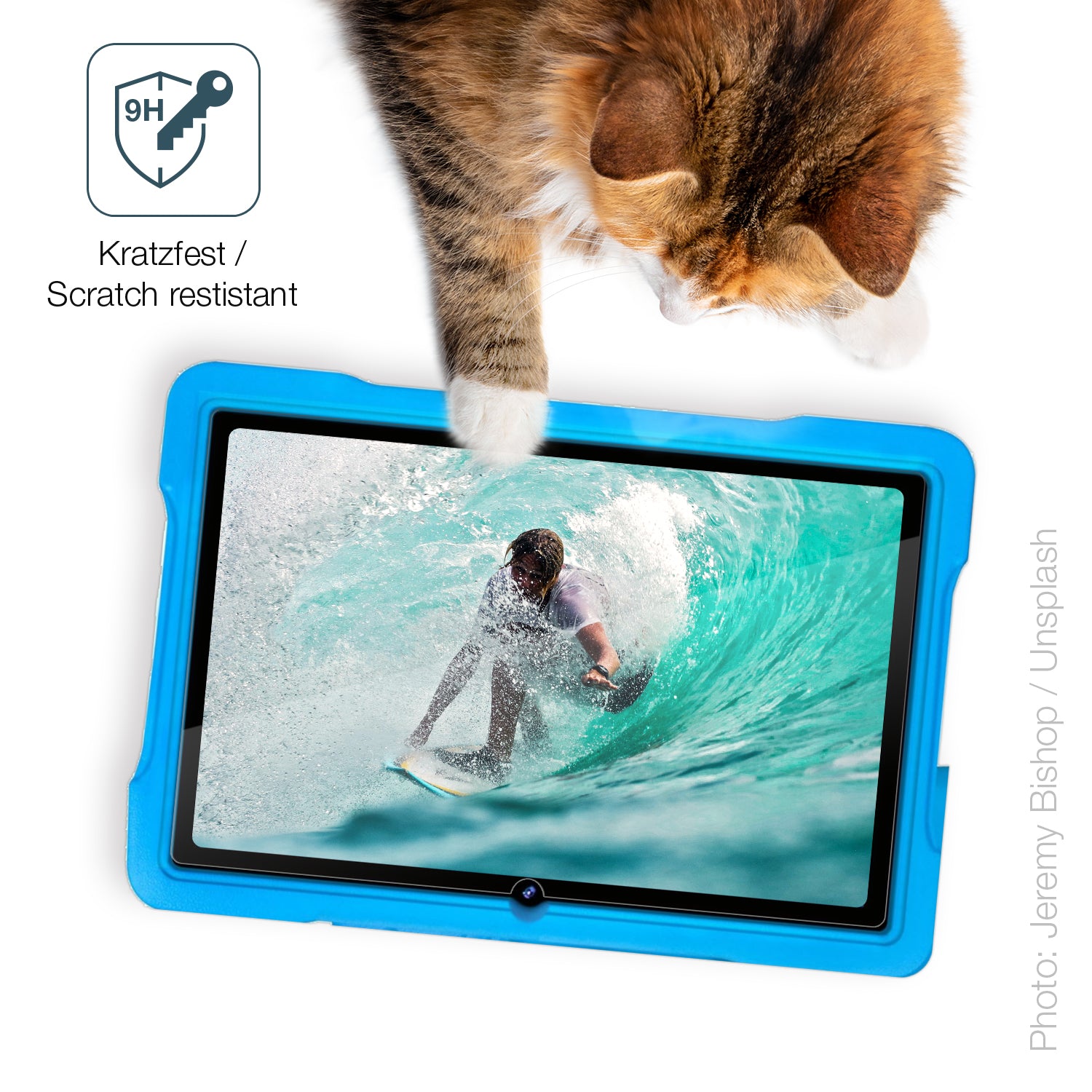 dipos Displayschutz für Aocwei X700, transparente Oberfläche, perfekte Passform auch für die Rundungen