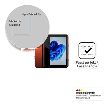 Besonders flexibler Displayschutz mit Anti-Shock-Schicht im Materialmix