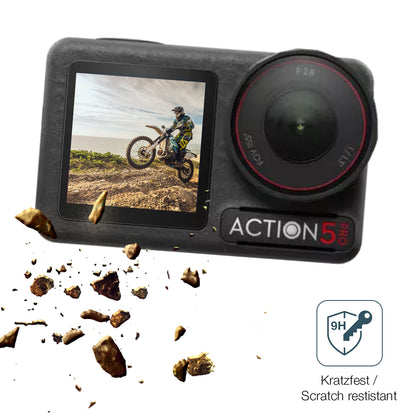 dipos Displayschutz für Apexcam M80 Air Actioncam, mattierte Oberfläche, robuste Festigkeit und perfekte Passform