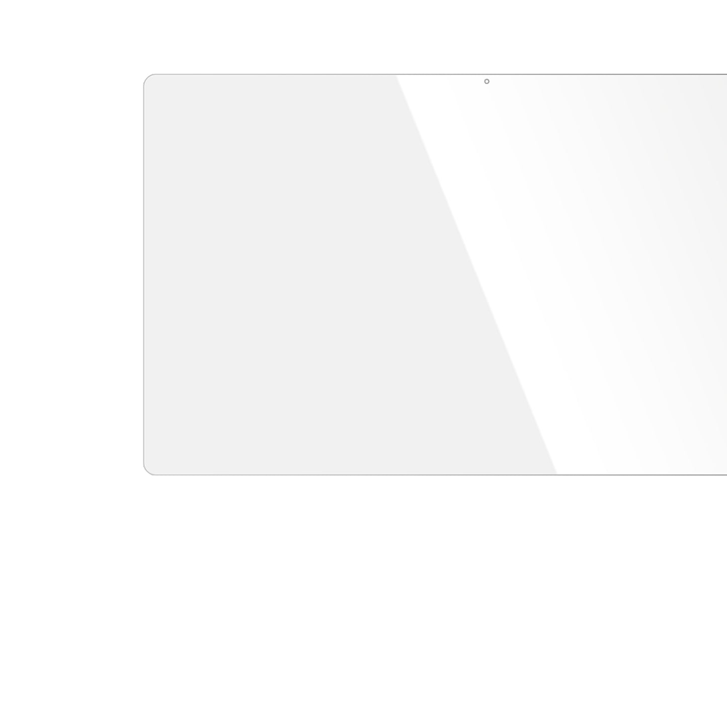 dipos Displayschutz für Apple iMac M3 24 Zoll 2024, transparente Oberfläche, geringe Dicke und perfekte Passform