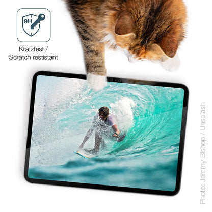 dipos Displayschutz für Apple iPad 10th Generation 10.9 2022, transparente Oberfläche, perfekte Passform auch für die Rundungen