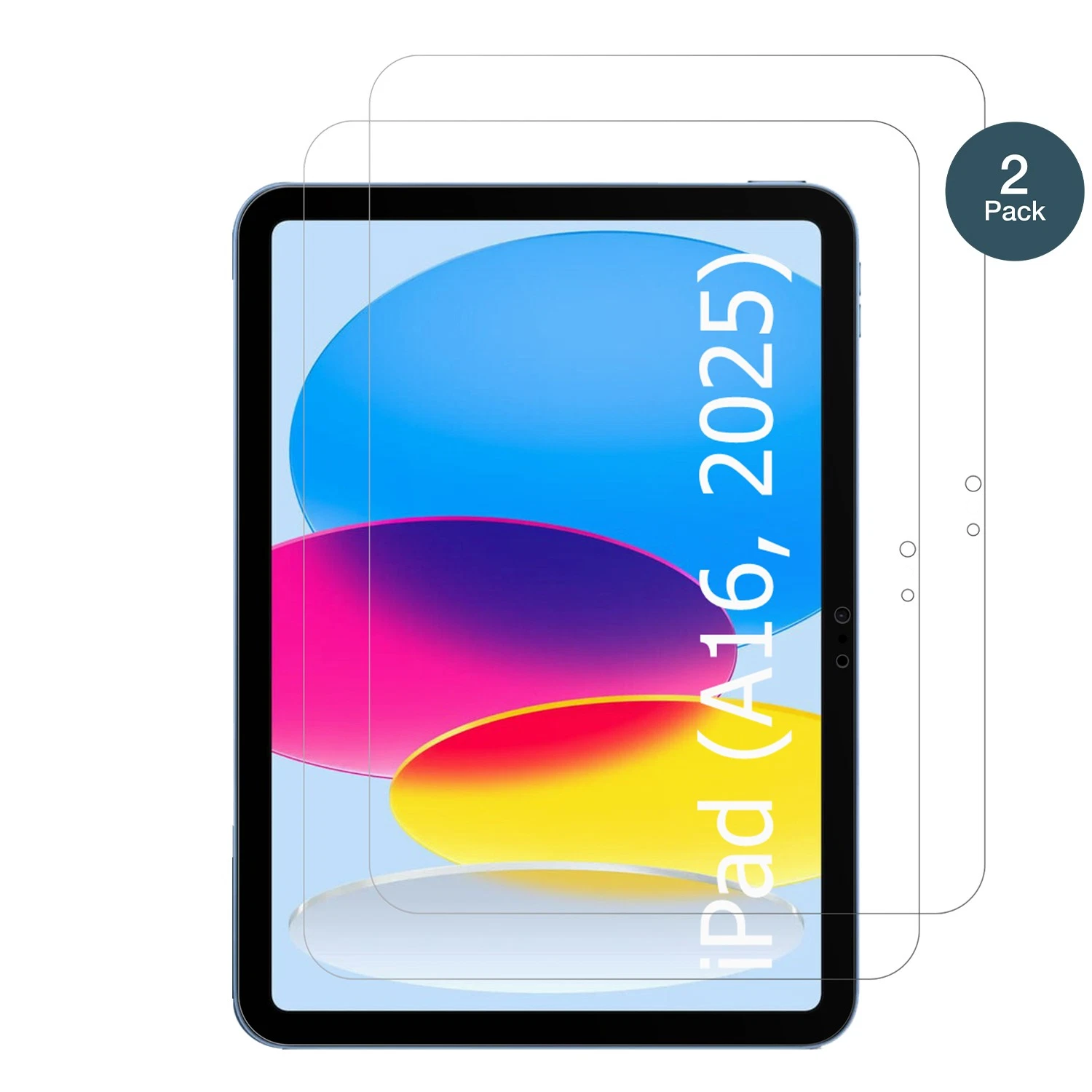 9H Hartbeschichtete, flexible Folie passend zugeschnitten für Apple iPad 11 Zoll A16 11. Gen 2025