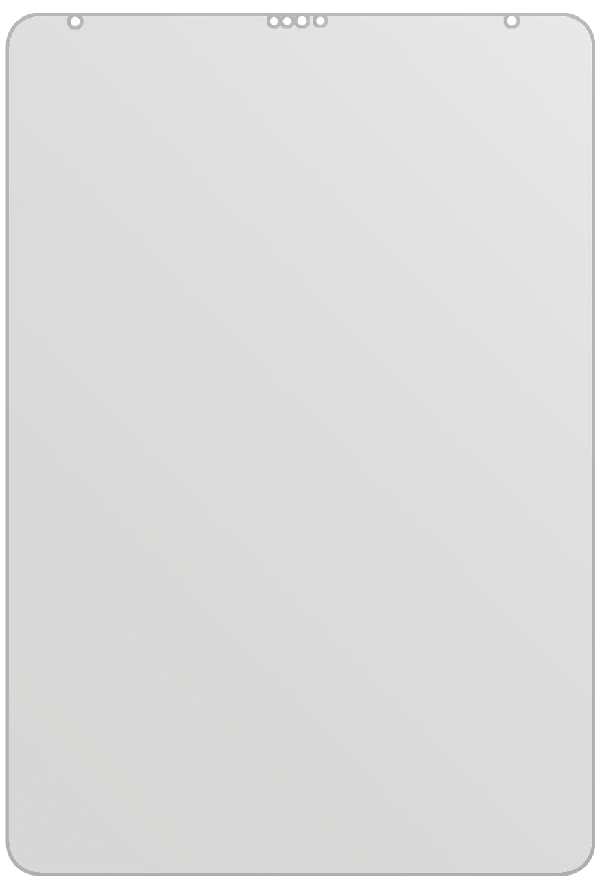 dipos Displayschutz für Apple iPad Pro 12.9 Zoll (2020), mattierte Oberfläche, geringe Dicke und perfekte Passform
