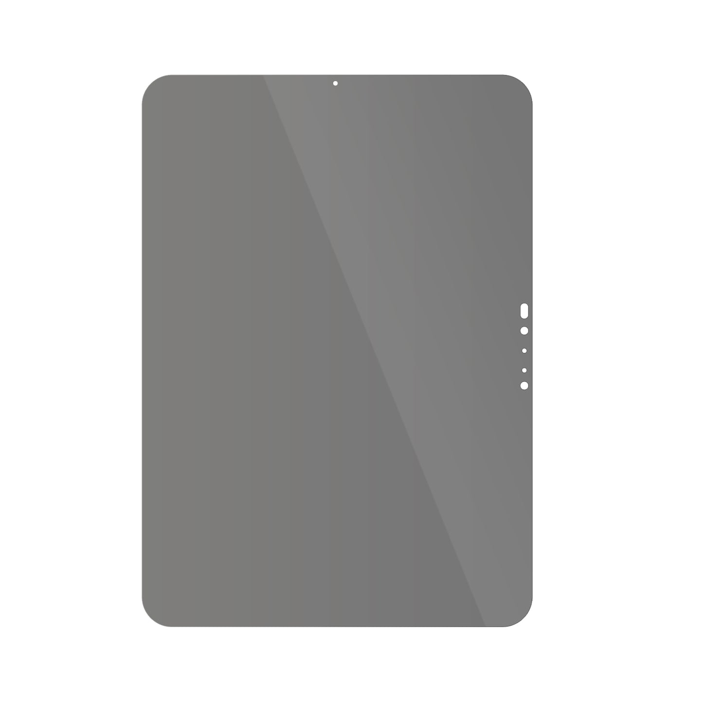 dipos Displayschutz für Apple iPad Pro 13 Zoll M4 2024, mattierte Oberfläche, Blickschutzfilter und perfekter Passform