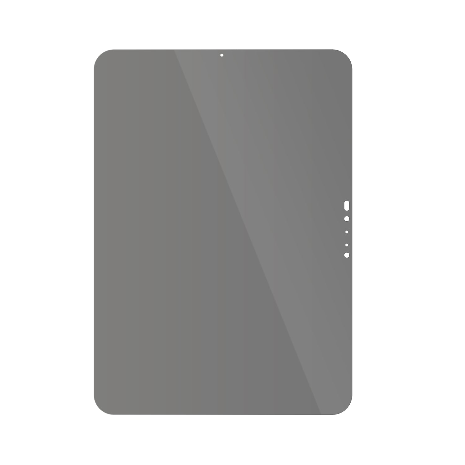 dipos Displayschutz für Apple iPad Pro 13 Zoll M4 2024, mattierte Oberfläche, Blickschutzfilter und perfekter Passform