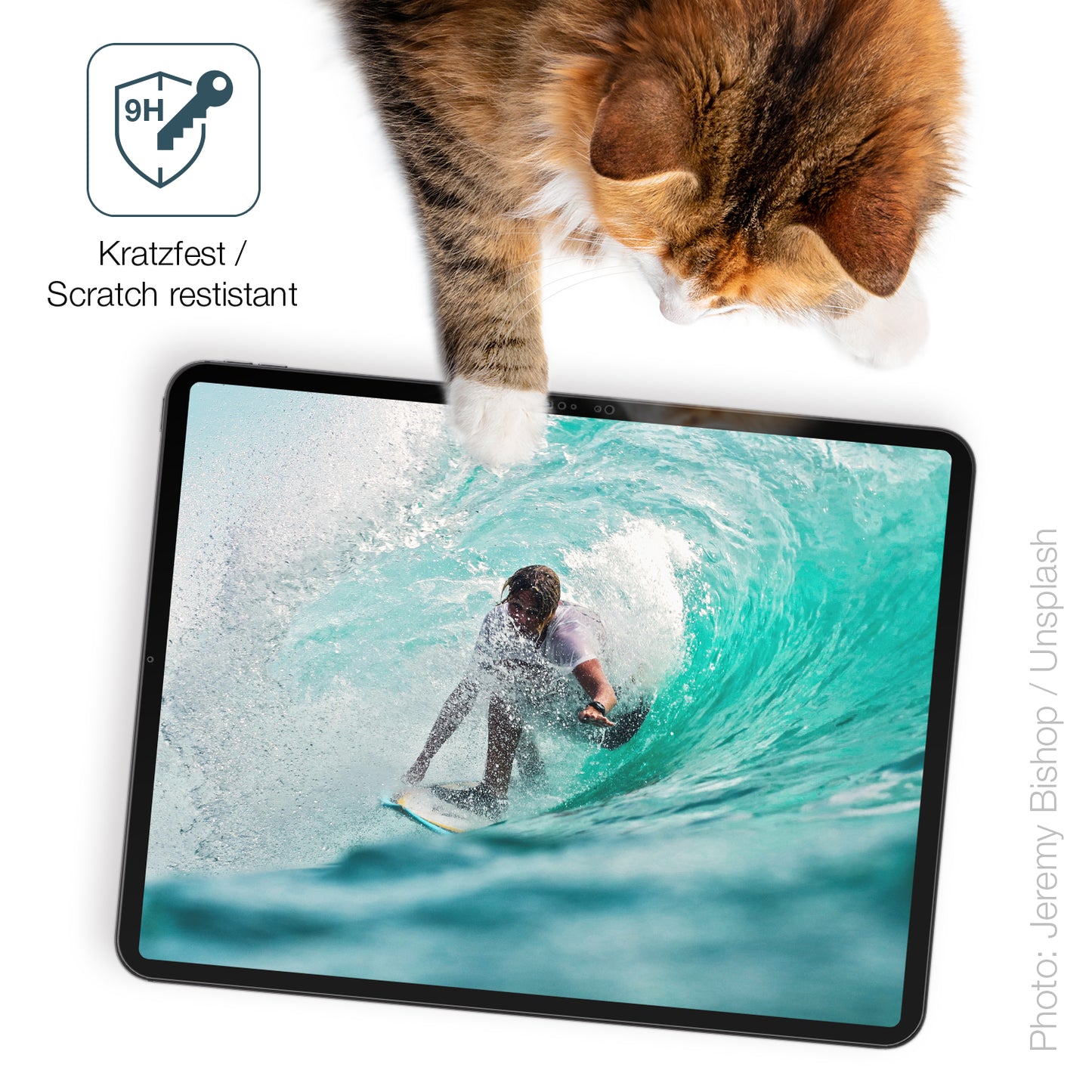 dipos Displayschutz für Apple iPad Pro M5 11 Zoll, mattierte Oberfläche, robuste Festigkeit und perfekte Passform