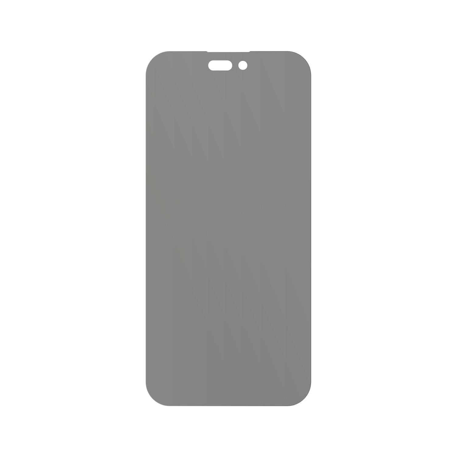dipos Displayschutz für Apple iPhone 15, mattierte Oberfläche, Blickschutzfilter und perfekter Passform
