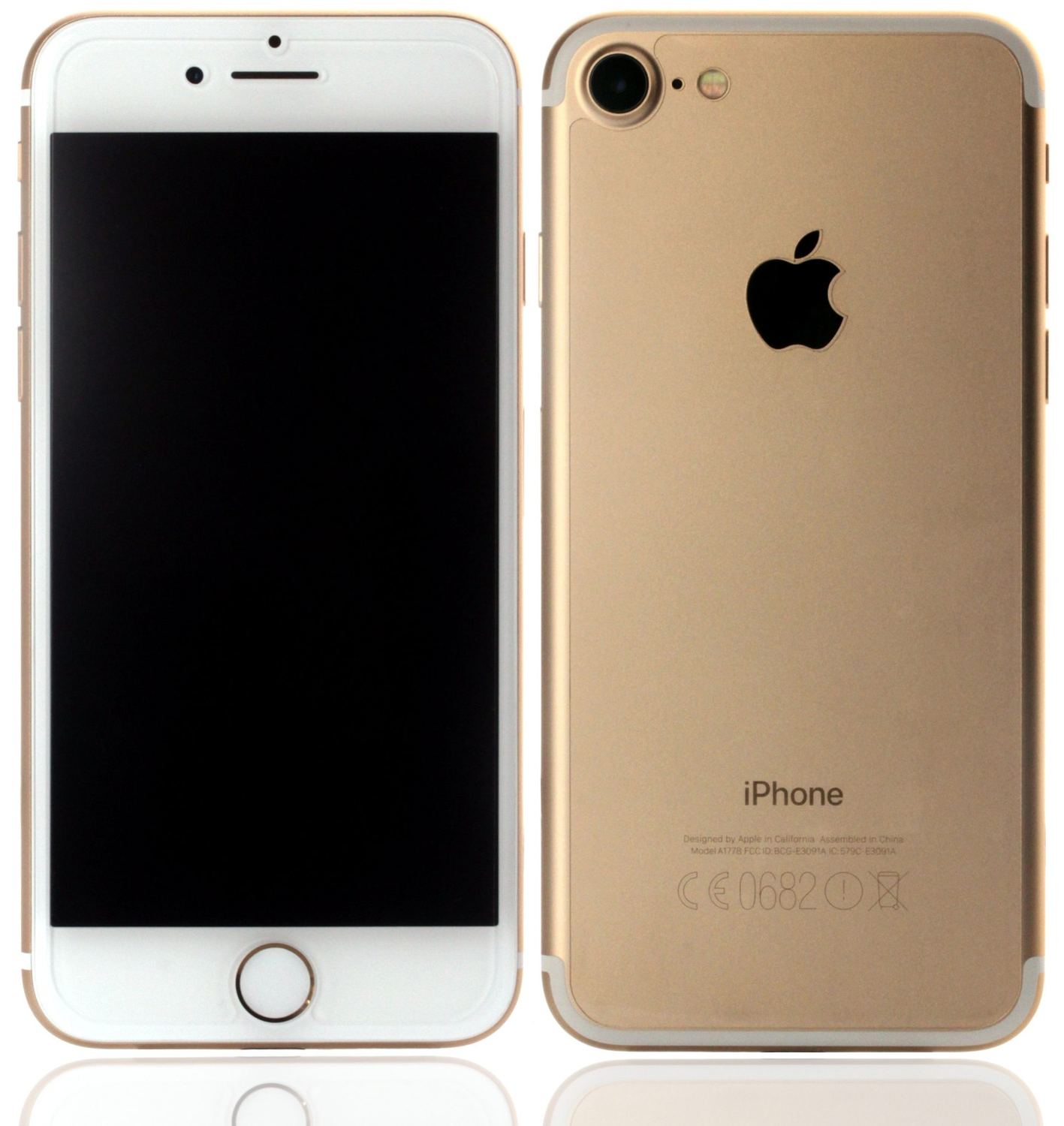 dipos Displayschutz für Apple iPhone 7, transparente Oberfläche, perfekte Passform auch für die Rundungen