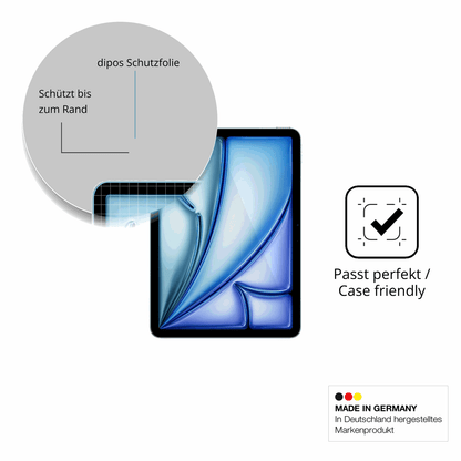 2x Screen Protector for Apple iPad Air M4 13 Zoll 2026 Flexible Glass 9H dipos