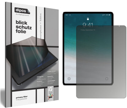 Blickschutzfolie für Apple iPad Pro 11 Zoll Wifi (2020) matt Schutzfolie Privacy