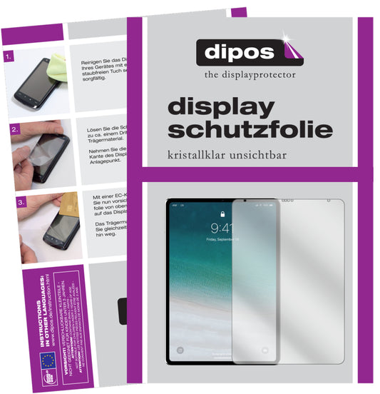 1x Schutzfolie klar für Apple iPad Pro 11 Zoll (2020) Display-Schutzfolie