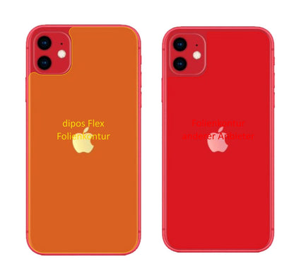 3x Screen Protector for Apple iPhone 11 back Protective Film covers 100% Flex