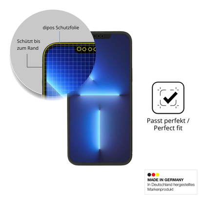 Besonders flexibler Displayschutz mit Anti-Shock-Schicht im Materialmix