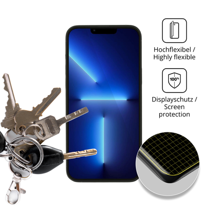 dipos Displayschutz für Apple iPhone 13 Pro Max, transparente Oberfläche, geringe Dicke und perfekte Passform