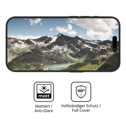 Flexible TPU-Folie passend zugeschnitten für Apple iPhone 15 Pro, vollständige Abdeckung