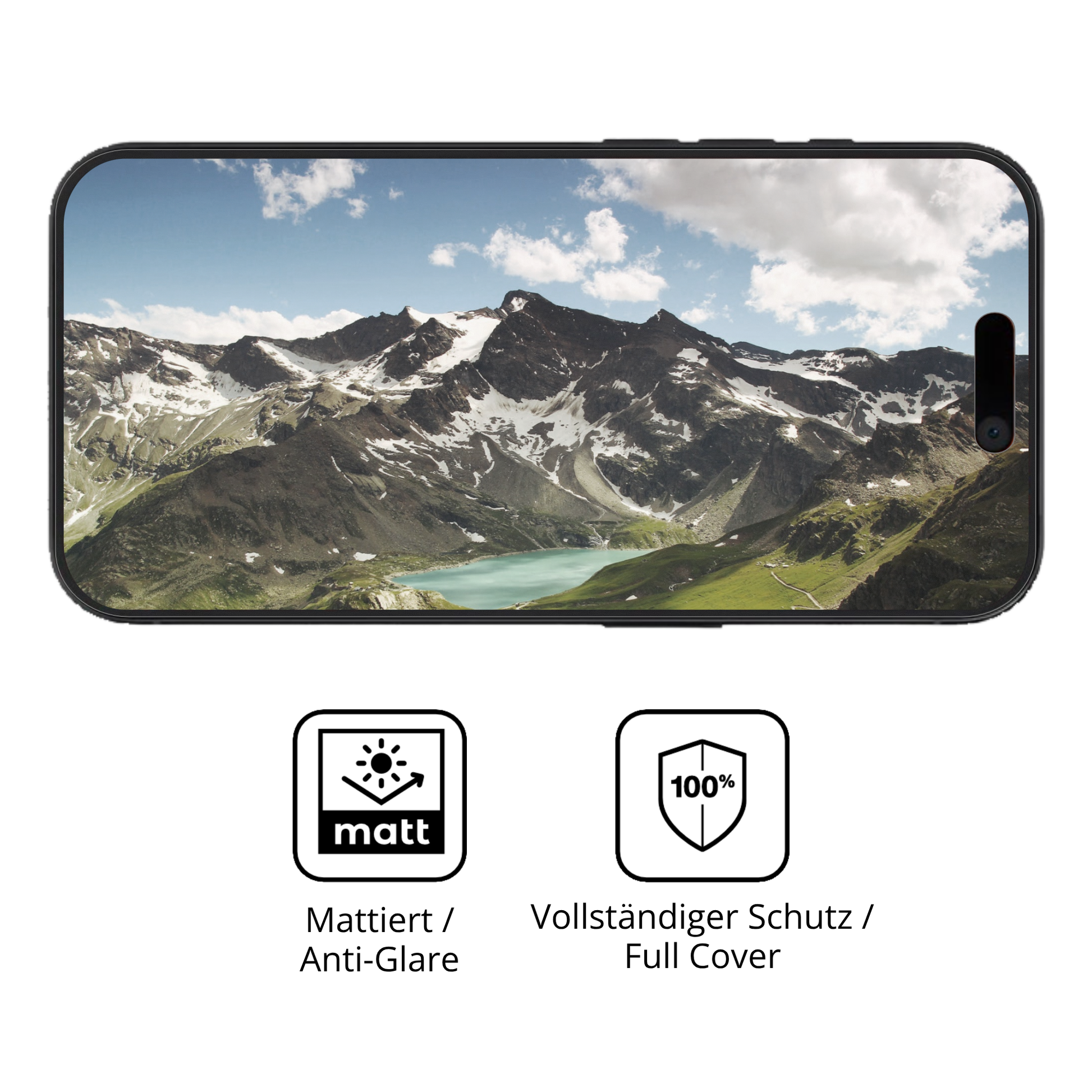 Flexible TPU-Folie passend zugeschnitten für Apple iPhone 15, vollständige Abdeckung