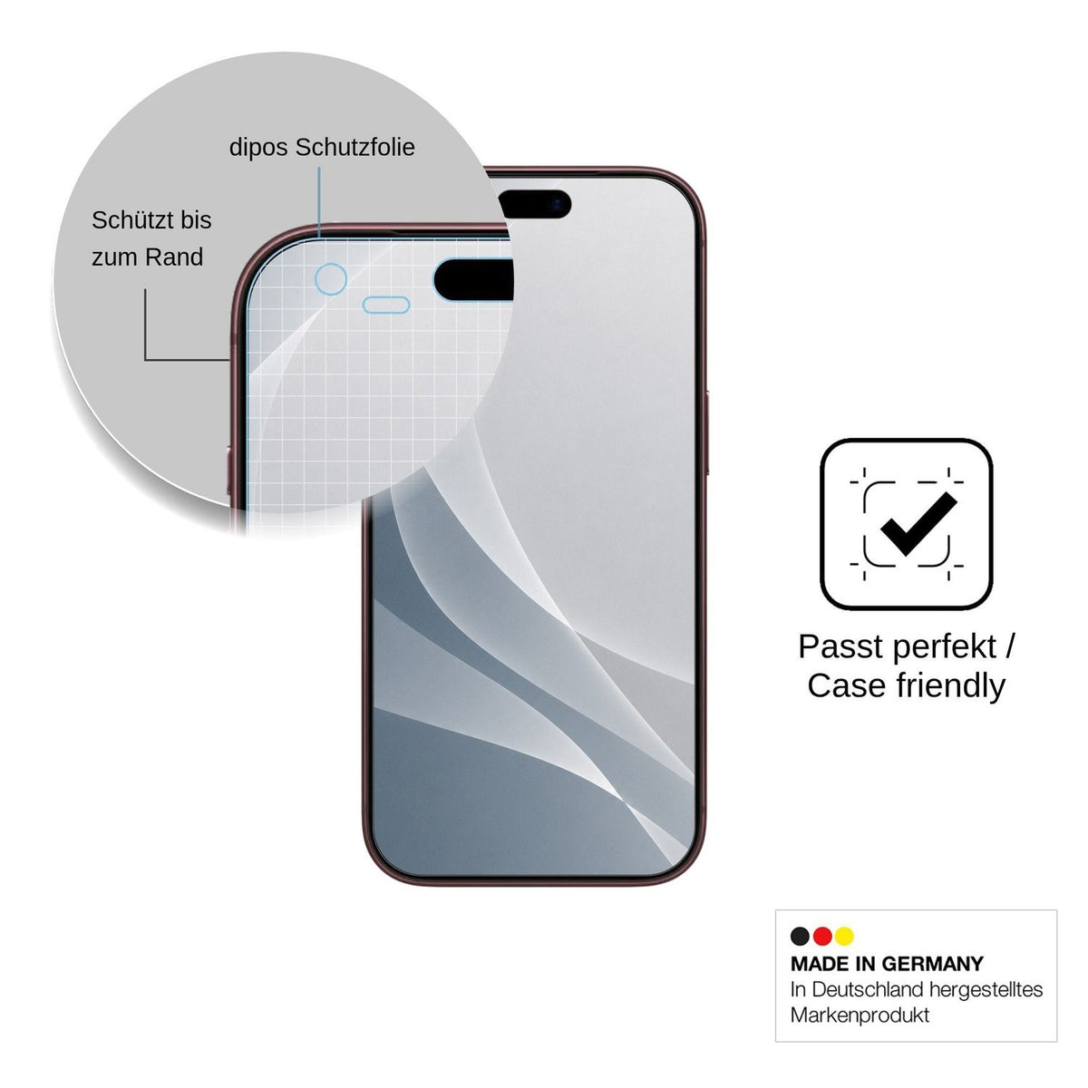 2x Screen Protector for Apple iPhone 18 Pro Max matte Flexible Glass 9H dipos