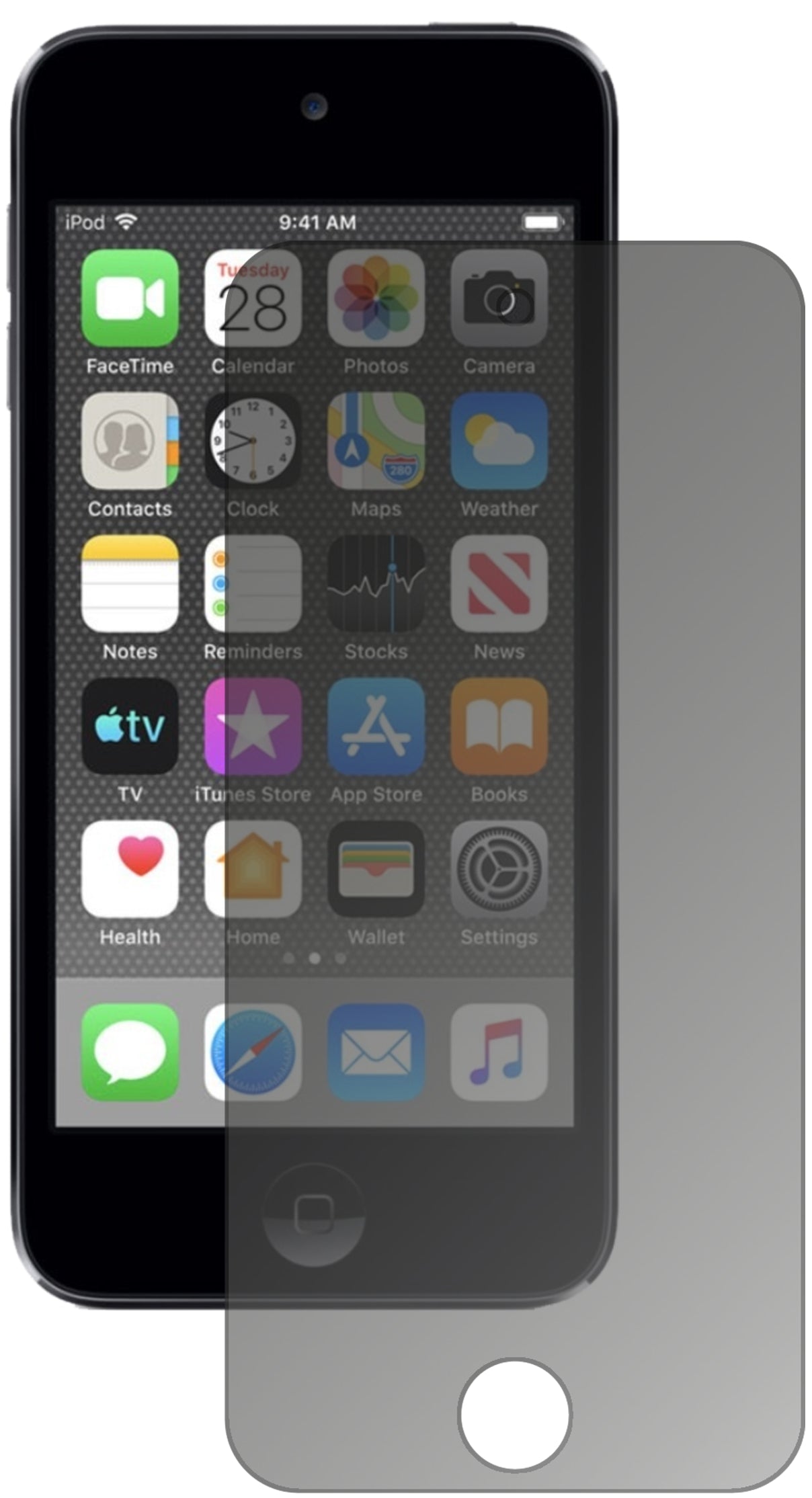 Blickschutzfolie für Apple iPod Touch (2019) matt Schutzfolie Privacy