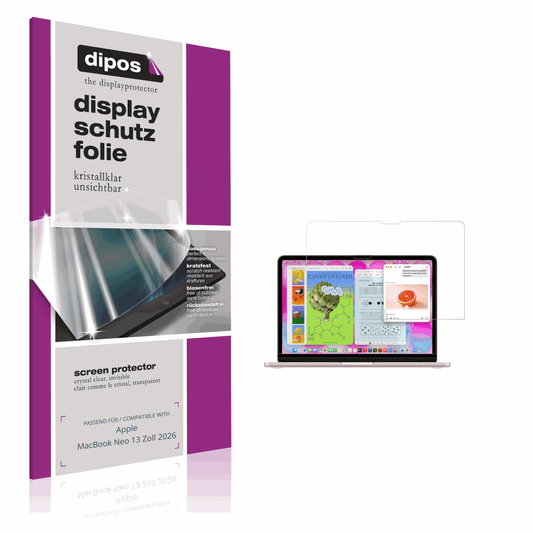 2x Screen Protector for Apple MacBook Neo 13 Zoll 2026 Protection Crystal Clear 