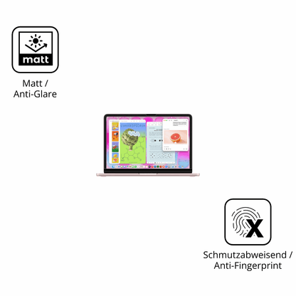 2x Screen Protector for Apple MacBook Neo 13 Zoll 2026 matte Flexible Glass 9H 
