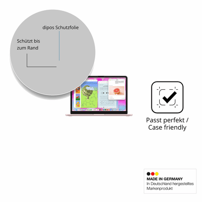 2x Screen Protector for Apple MacBook Neo 13 Zoll 2026 matte Flexible Glass 9H 