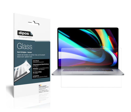 2x Screen Protector for Apple MacBook Pro 16 inch (2020) matte Flexible Glass 9H