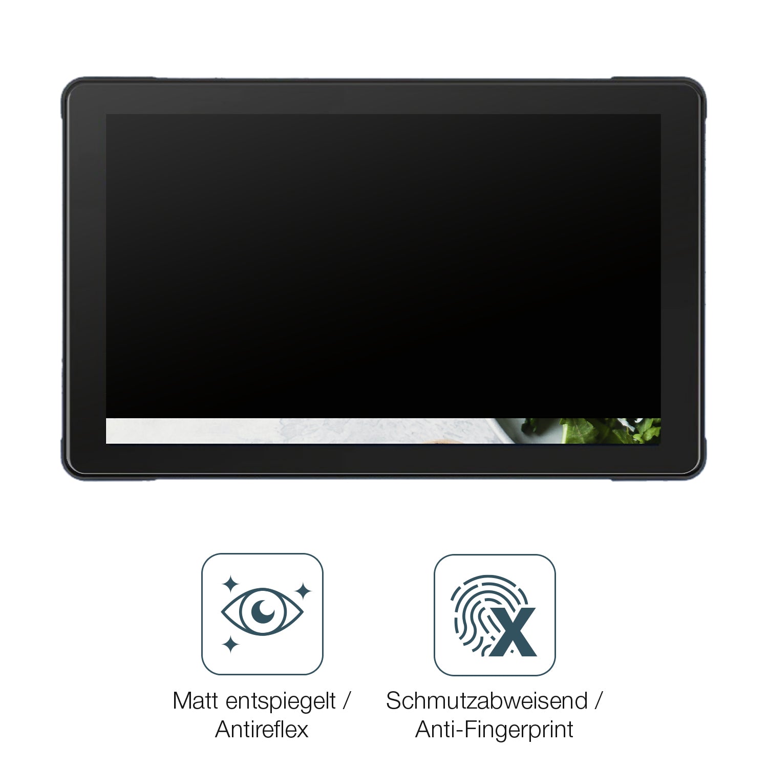9H Hartbeschichtete, flexible Folie passend zugeschnitten für Airpuxem Motorrad Carplay 7 Zoll