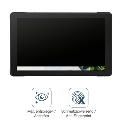 9H Hartbeschichtete, flexible Folie passend zugeschnitten für Airpuxem Motorrad Carplay 7 Zoll
