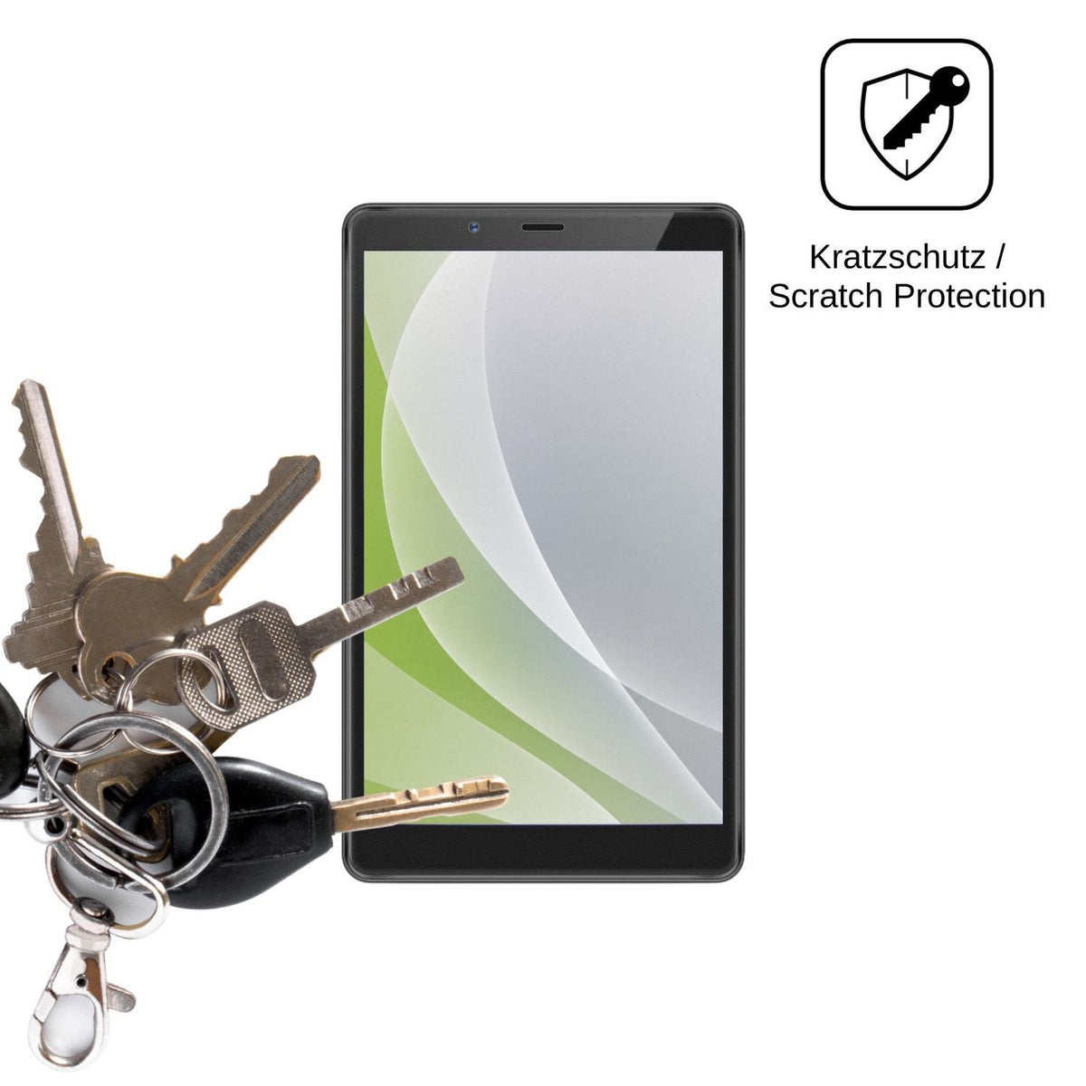 2x Screen Protector for Amoi Xiaxin P300 Max Protection Anti Glare dipos