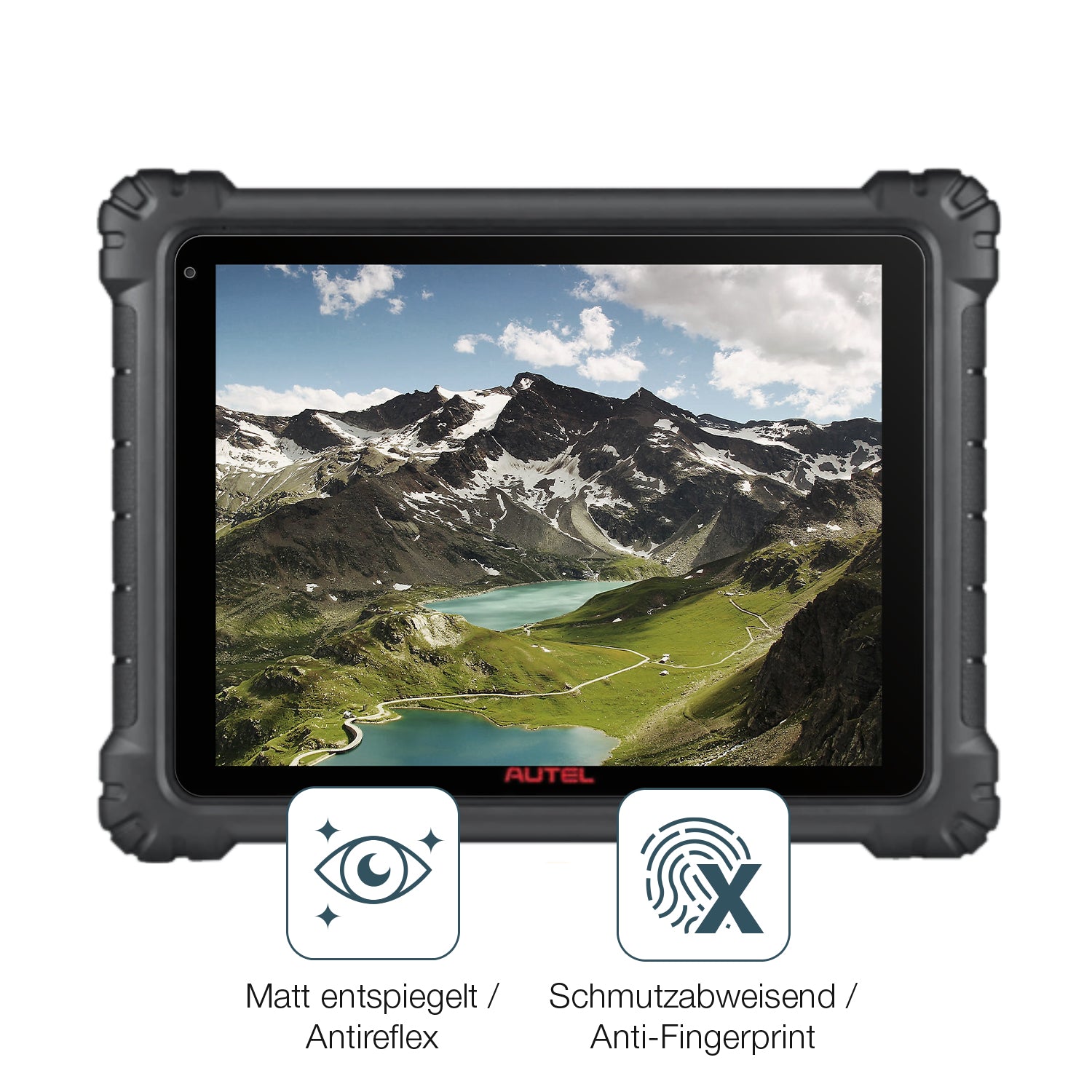 Schutz gegen Kratzer auf dem Autel MaxiCom Ultra Lite S Glas durch Schlüssel oder Ähnliches
