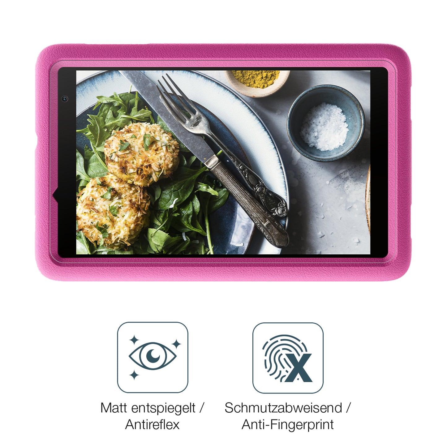 9H Hartbeschichtete, flexible Folie passend zugeschnitten für Blackview Tab A5 Kids