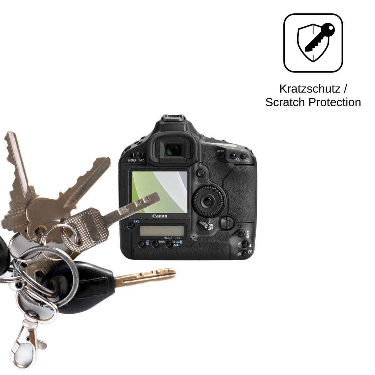 4x Screen Protector for Canon EOS 1D 1Ds 1Dn Protection Anti Glare dipos