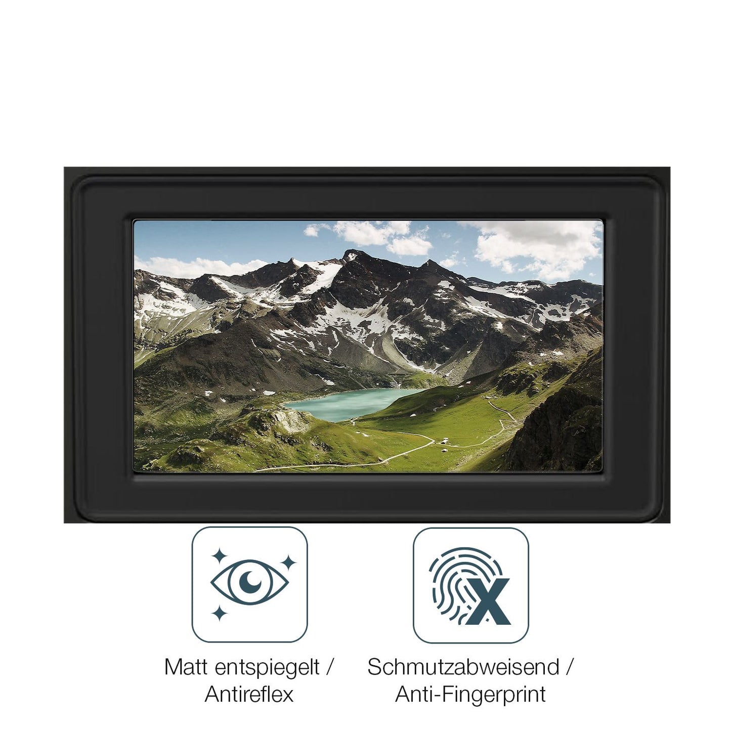 Schutzglasfolie mit optimaler Passform, zur Verwendung mit H�llen geeignet