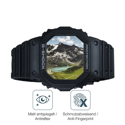 9H Hartbeschichtete, flexible Folie passend zugeschnitten für Casio G-Shock DW-5000U