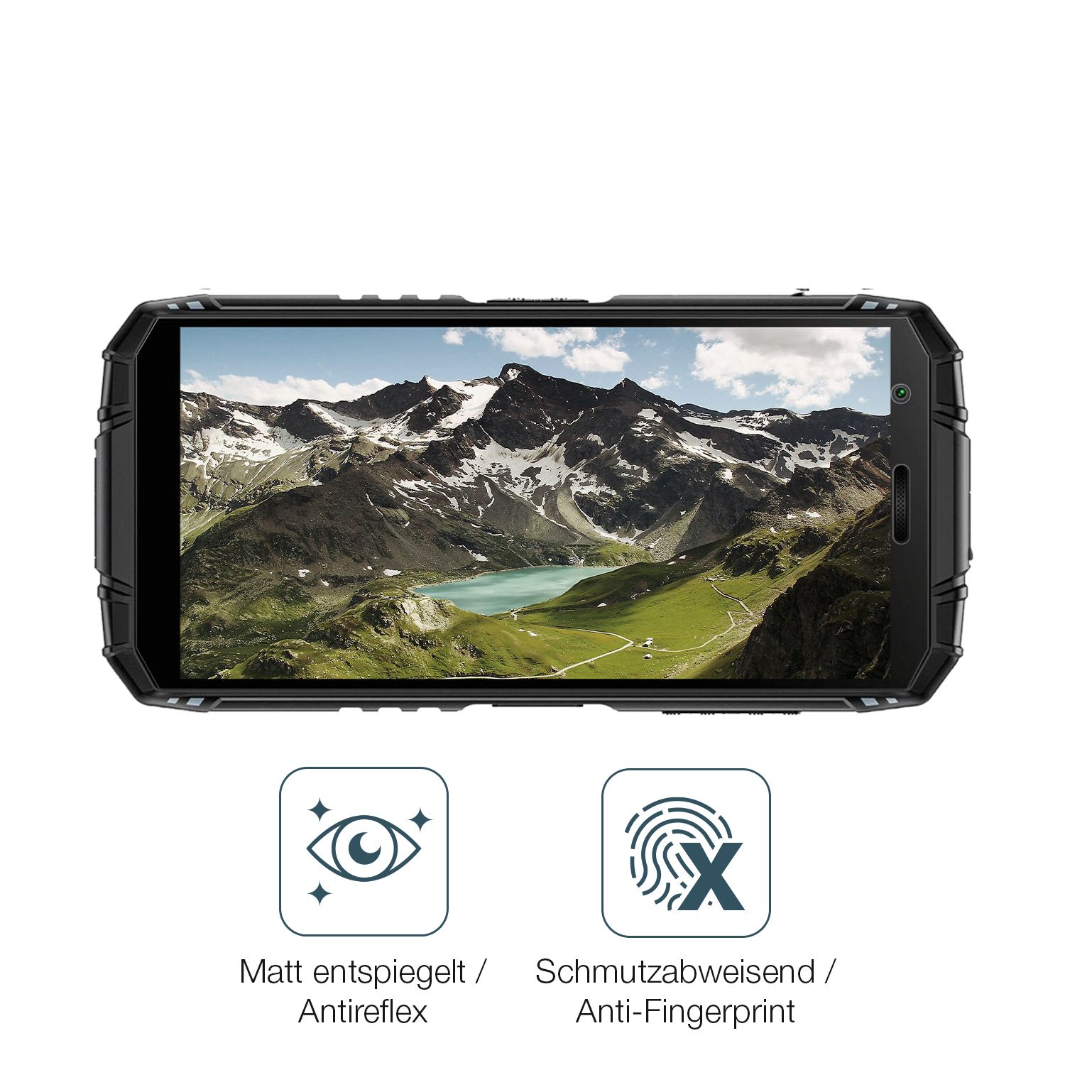 Schutz gegen Kratzer auf dem Doogee Fire 3 Outdoor Glas durch Schlüssel oder Ähnliches
